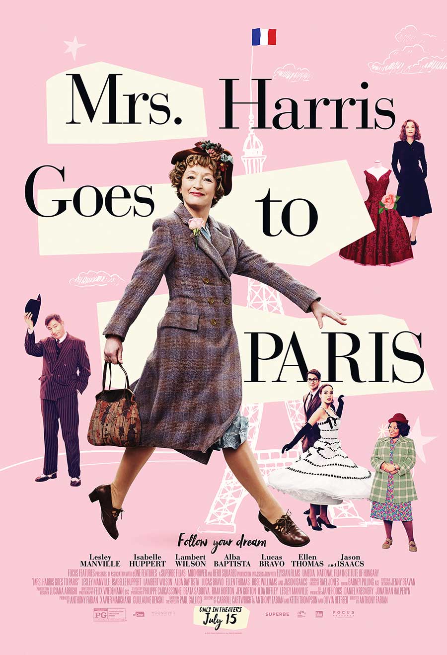Poster for Mrs. Harris Goes to Paris (LUX)